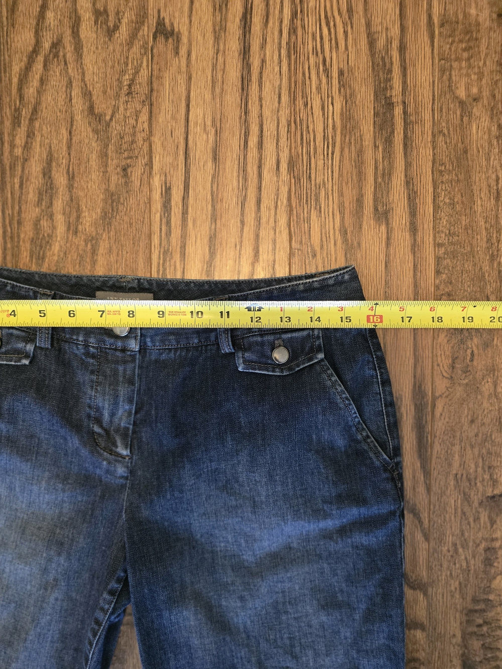 Ann Taylor Wide Leg Ankle Jeans EUC - Women's Size 8 - Picture 8 of 10